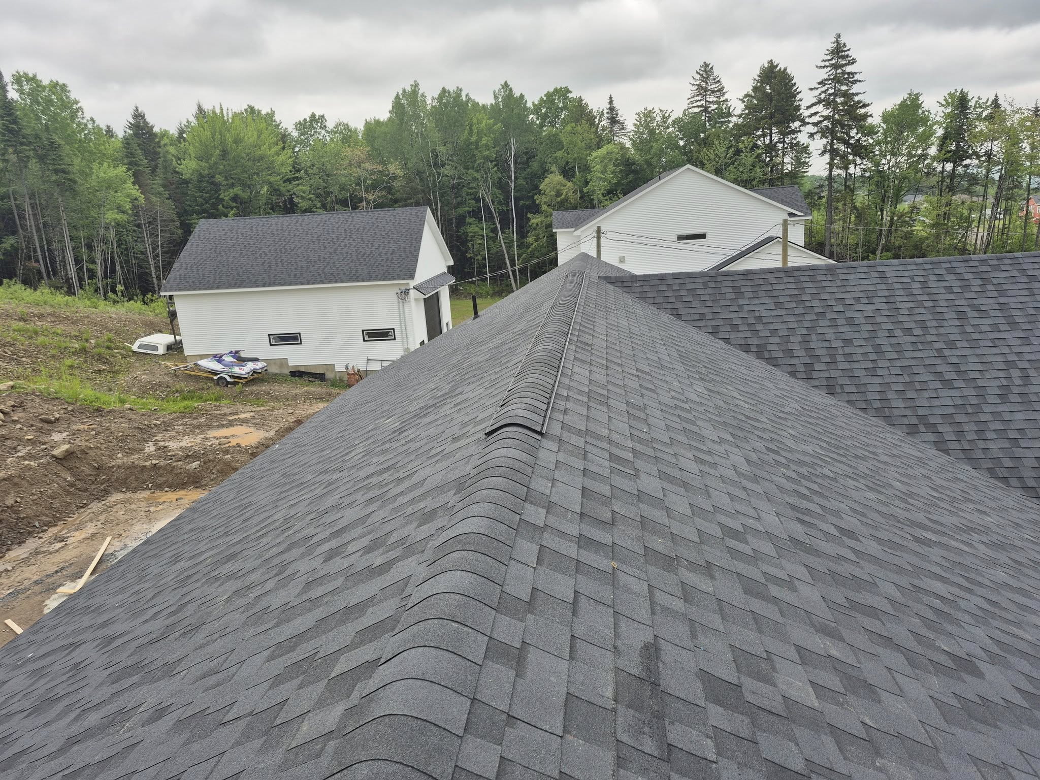 Completed roofing project